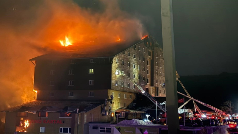 Kartalkaya’da Otel Yangını: Ölü ve Yaralı Sayısı Artıyor