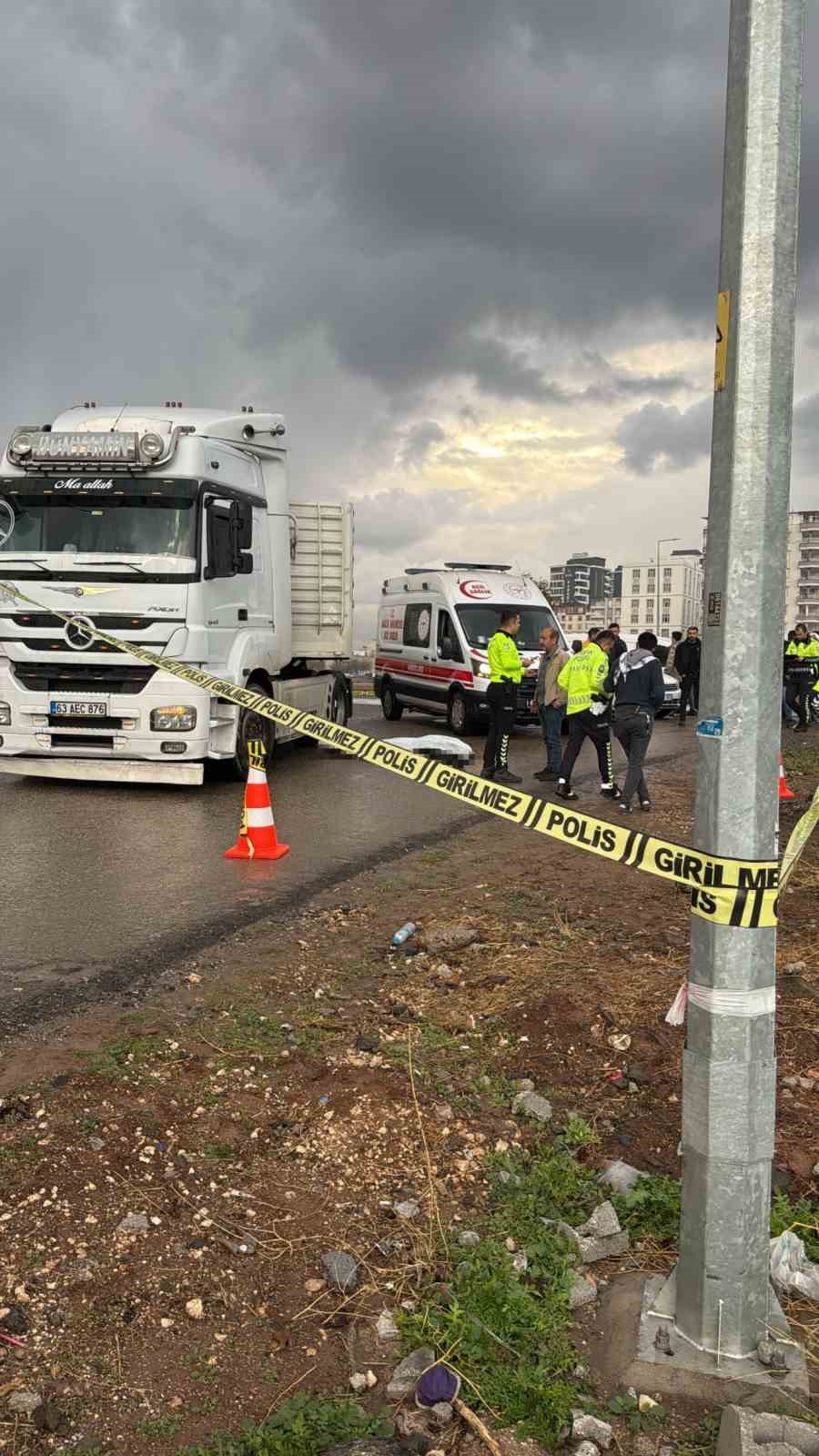 ŞANLIURFA’DA FECİ KAZA:1 ÖLÜ