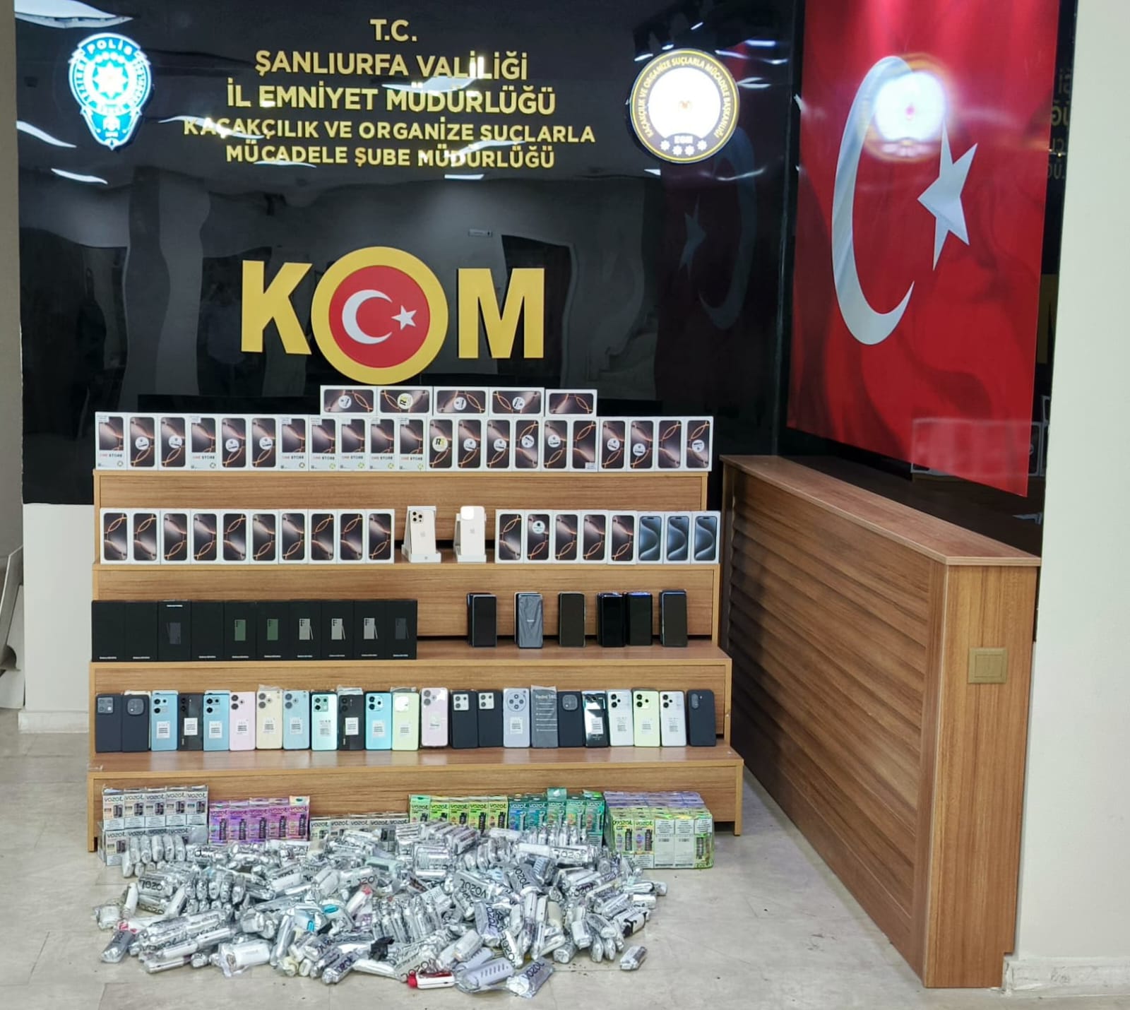 Şanlıurfa’da kaçakçılıkla mücadele operasyonu