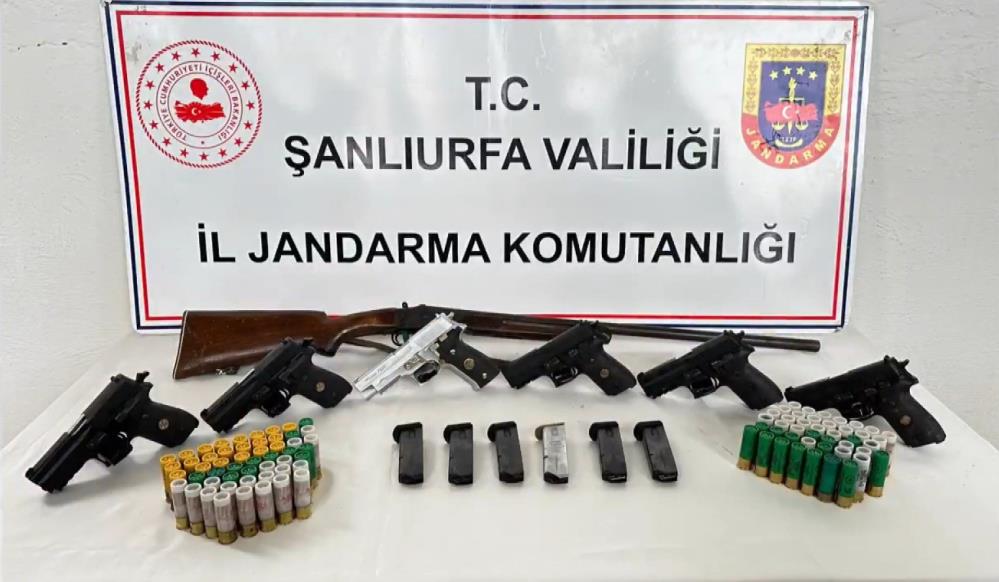 Şanlıurfa'da silah kaçakçılığı operasyonu: 9 gözaltı