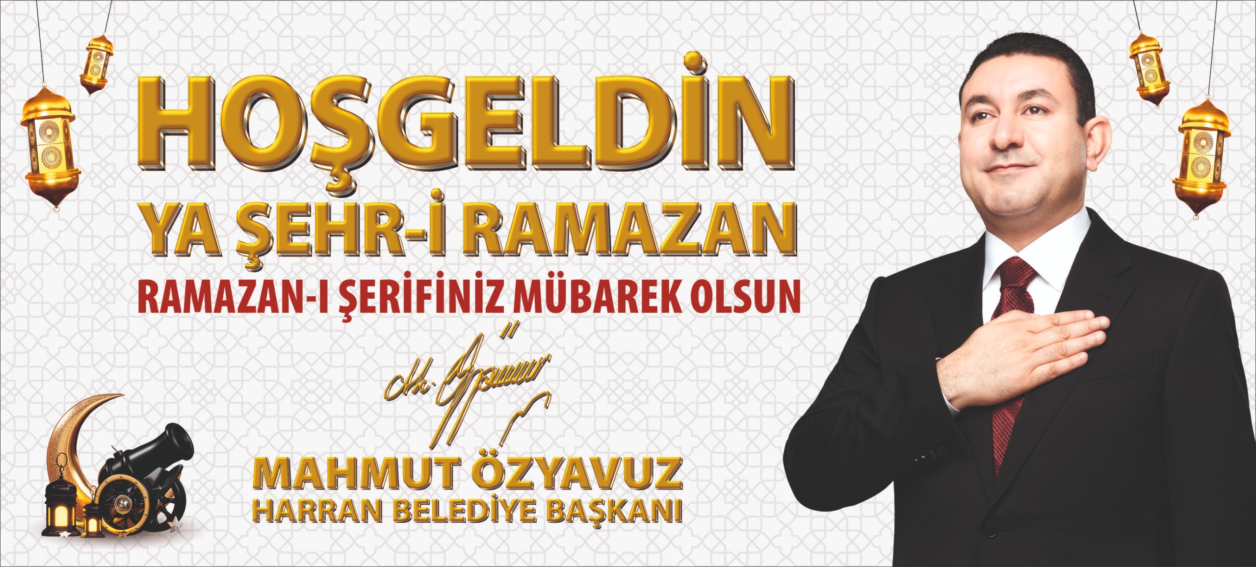 Harran Belediye Başkanı Mahmut Özyavuz: hoşgeldin ya şehr-i ramazan