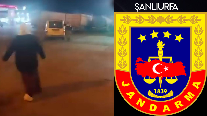 Şanlıurfa’da yolda kalan sürücünün yardımına jandarma koştu