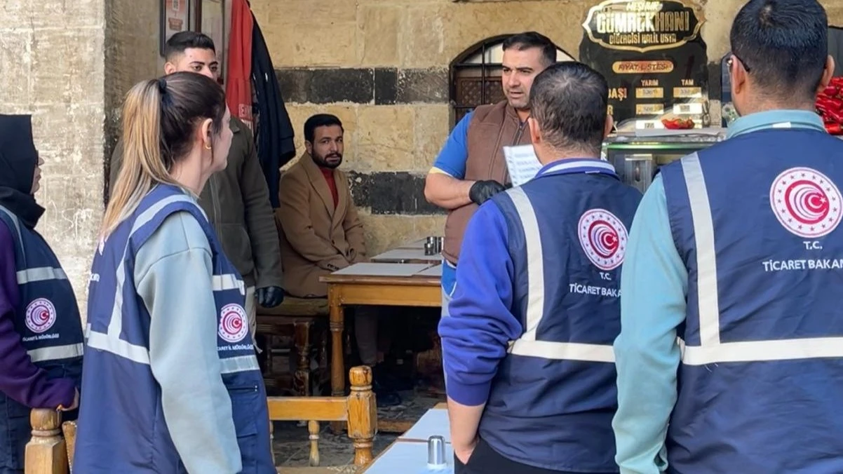 Şanlıurfa'da Yılbaşı Öncesi Denetimler Sıklaştırıldı